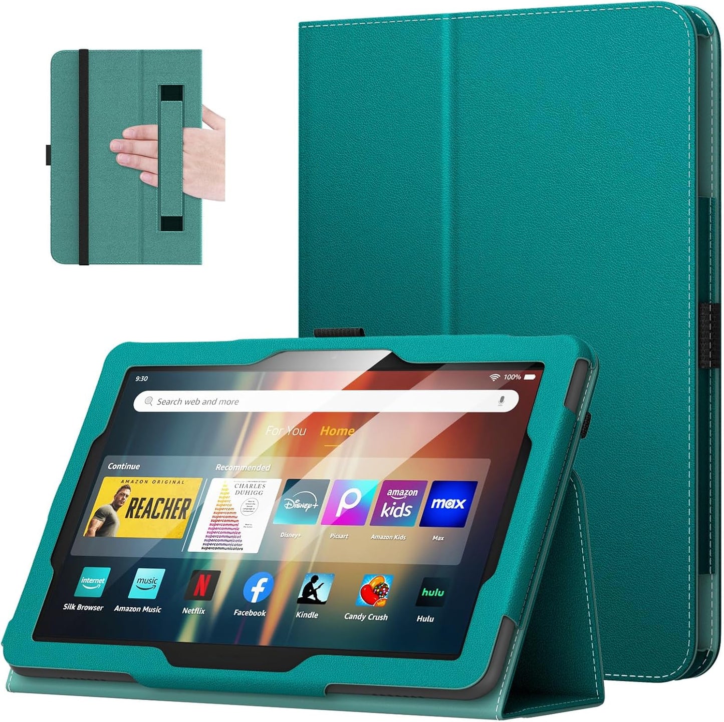 MoKo Case for Kindle Fire HD 8 & 8 Plus Tablet - Slim Cover