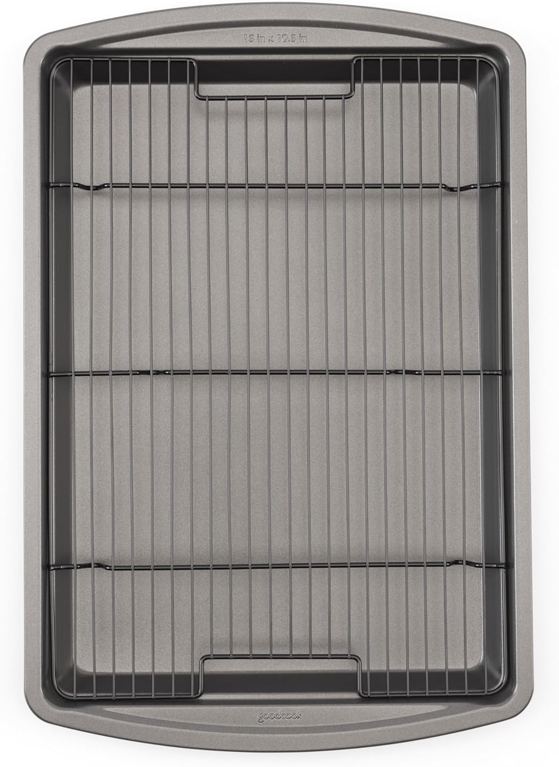GoodCook Nonstick Baking Pan & Rack: Crispy Results!