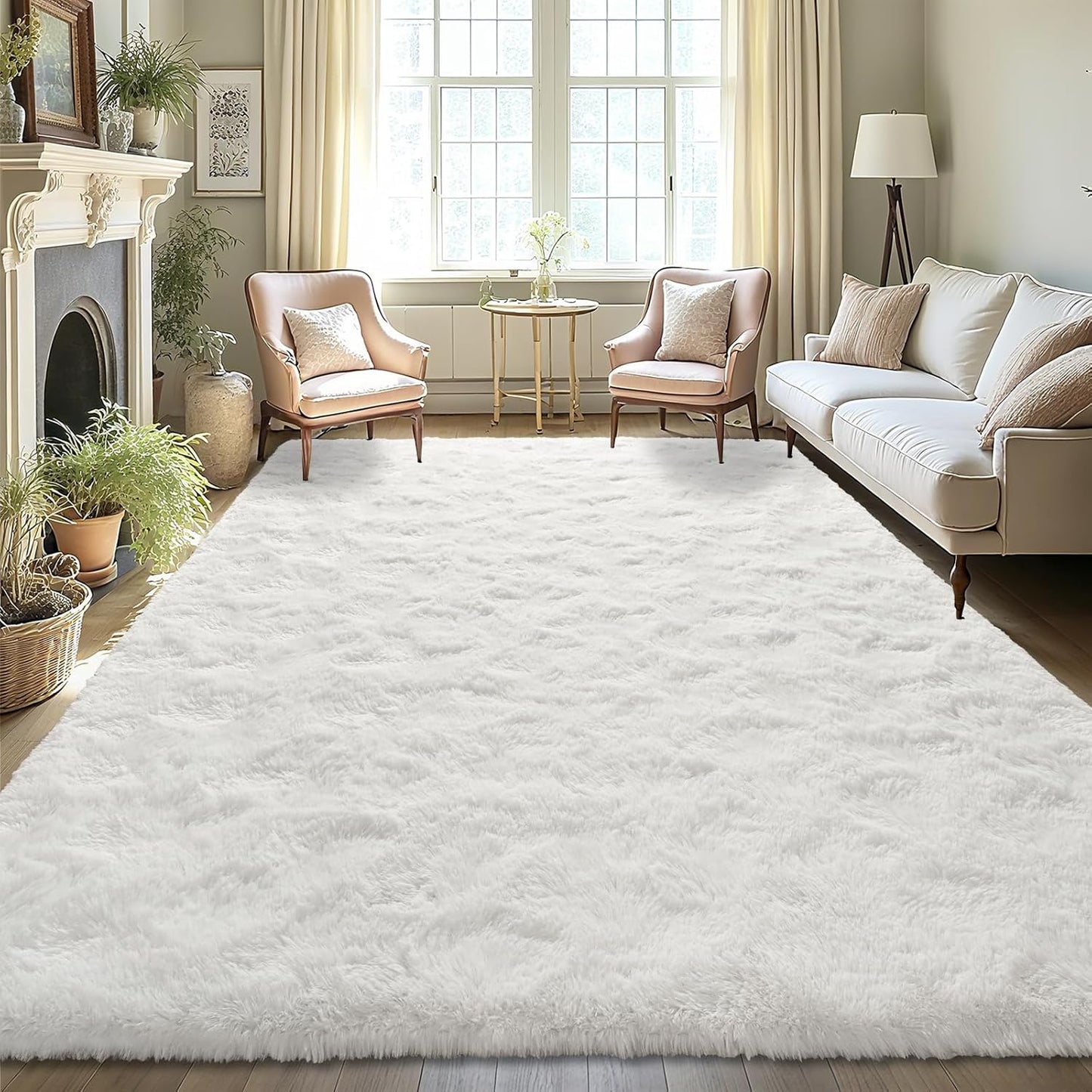 LOCHAS Ultra Soft Indoor Modern Area Rugs for Cozy Living Rooms