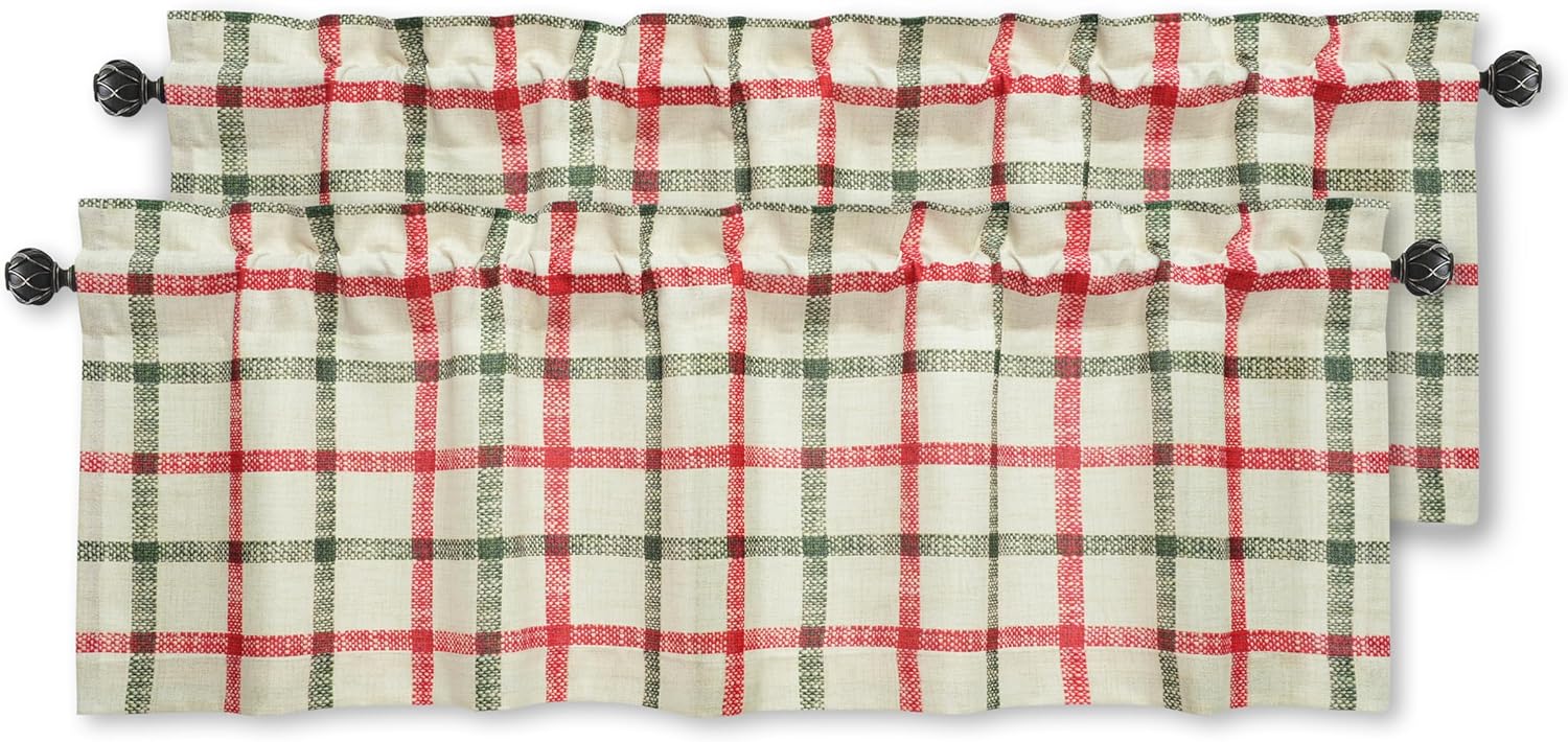 DriftAway Linen Textured Curtain Valances for Any Room Style