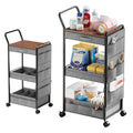 BBLIKE 3-Tier Diaper Caddy Organizer - Rolling Utility Cart