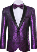 Paisley Sport Coat Blazer for Men - Lightweight Formal Statement
