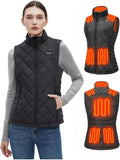 Glaais Heated Vest Women with 16000mAh Battery - 8 Zone Warmth