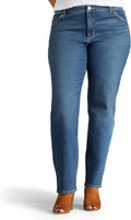 Plus Size Instantly Slims Classic Relaxed Fit Monroe Jean - Straight