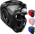 Grill Head Gear MMA Boxing Headgear with Removable Front Bar - Durable