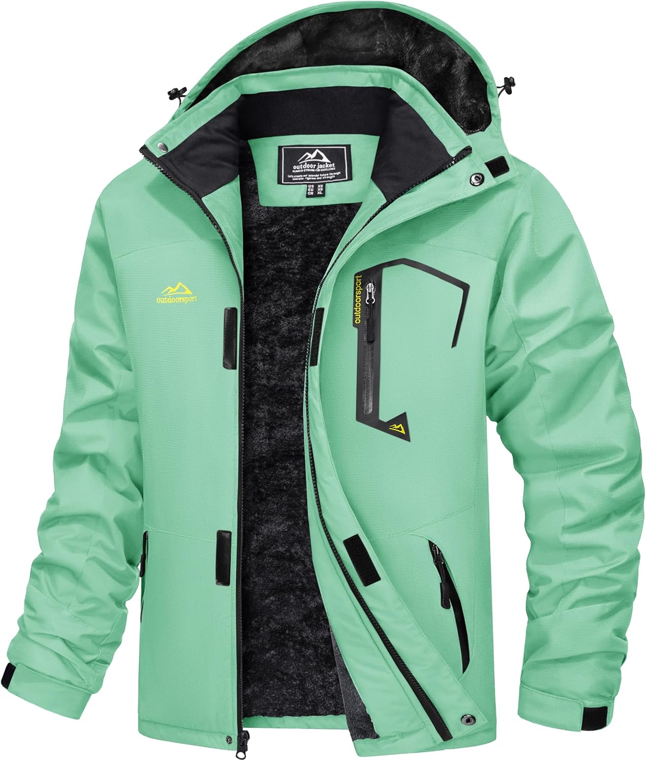 MAGCOMSEN Men's Winter Coats Water Resistant Ski Snow Jacket