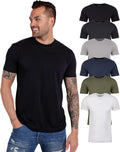 ATHLETIC FIT Men's Crew Neck Tee - Soft Cotton Blend Comfort