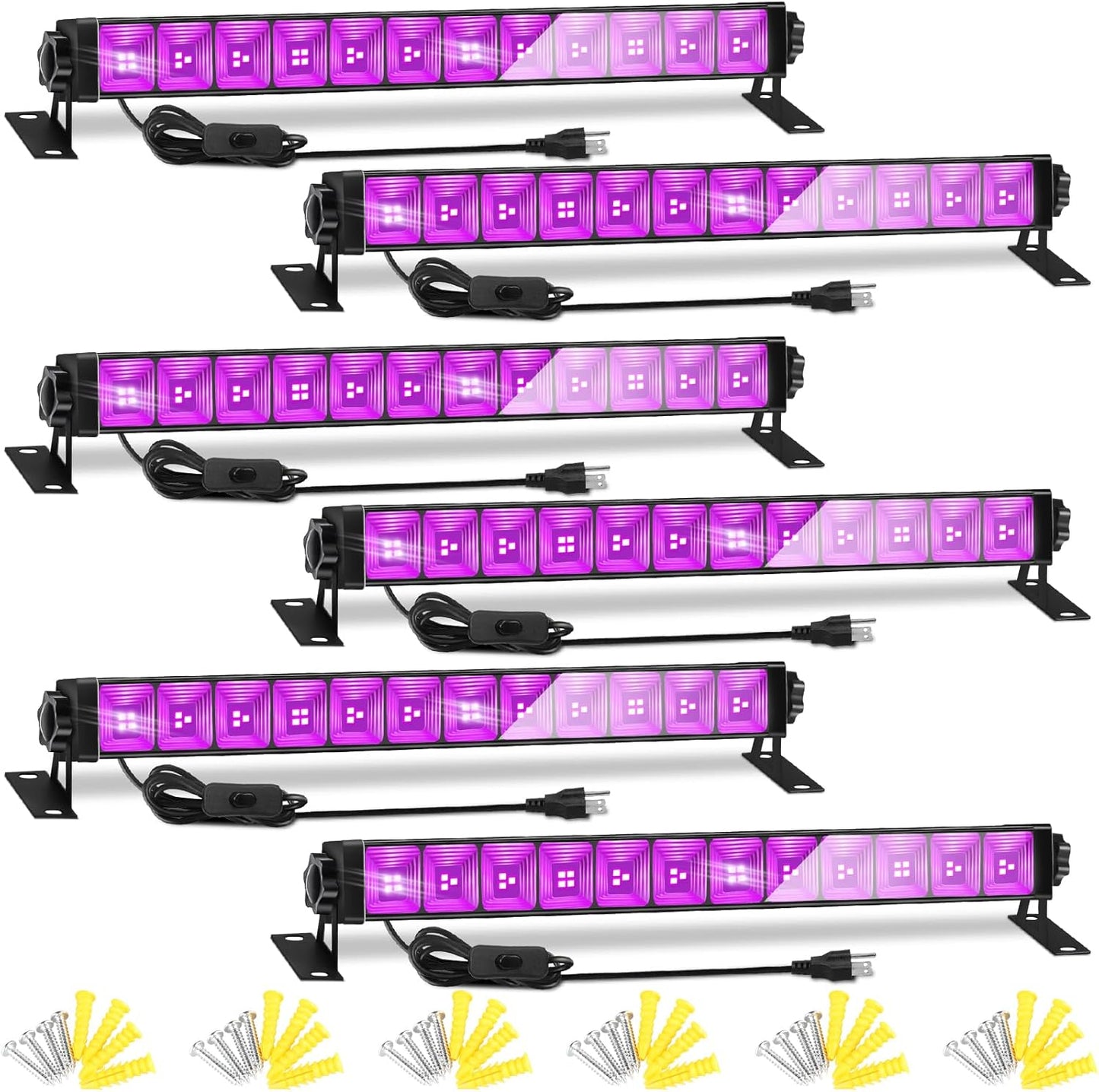42W LED Black Light Bar for Parties, Events, and Decorations