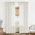 Sheer Curtains 96 in Long 2 Panels Set Dusty Baby Blue - Light