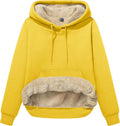 Women's Sherpa Lined Hoodie Thick Fleece Pullover - Warm Fit