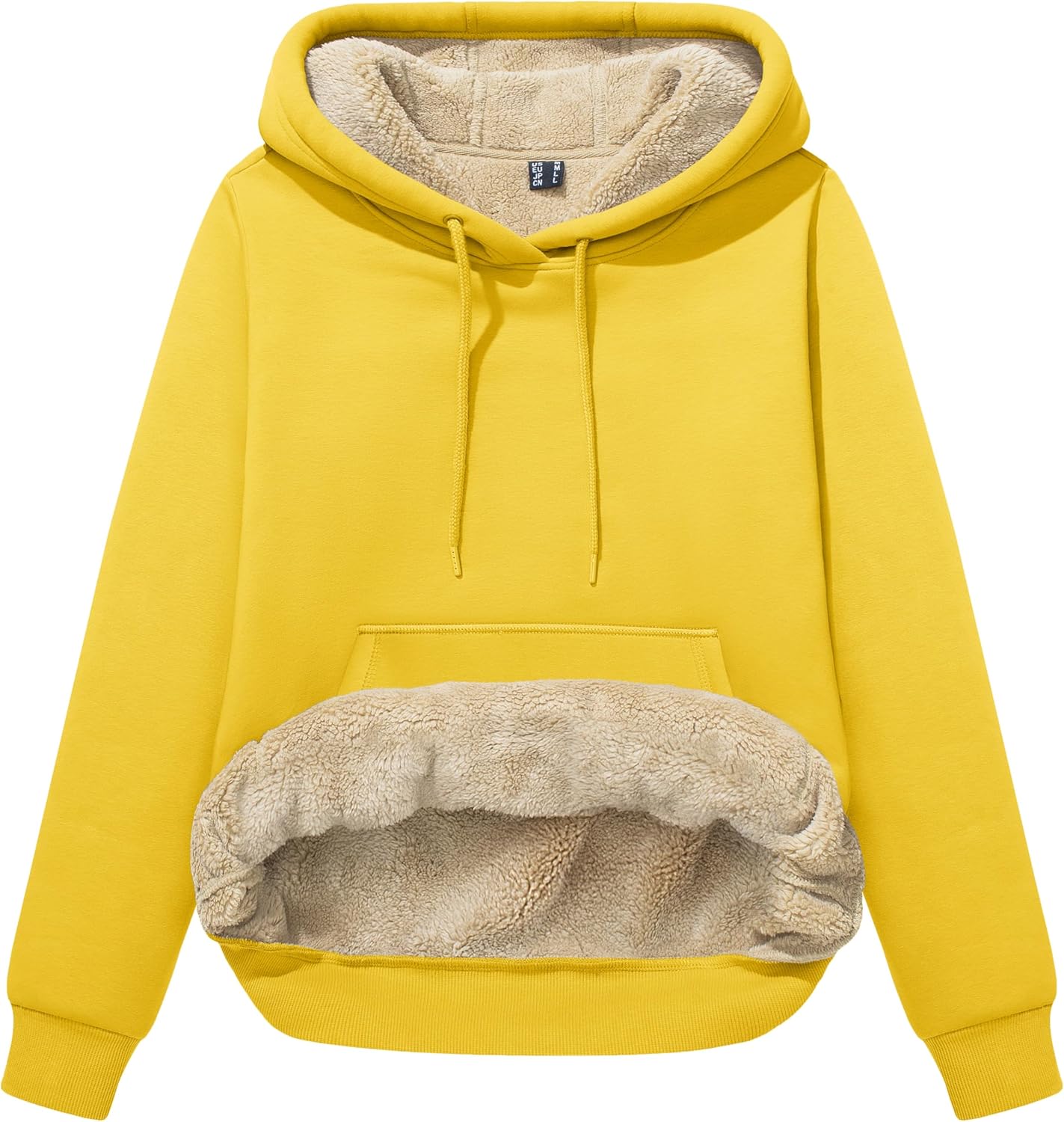 MAGCOMSEN Women's Thick Fleece Lined Hooded Sweatshirt