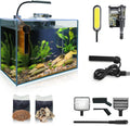 3 Gallon Betta Fish Tank Small Aquarium Starter Kit - All-in-One