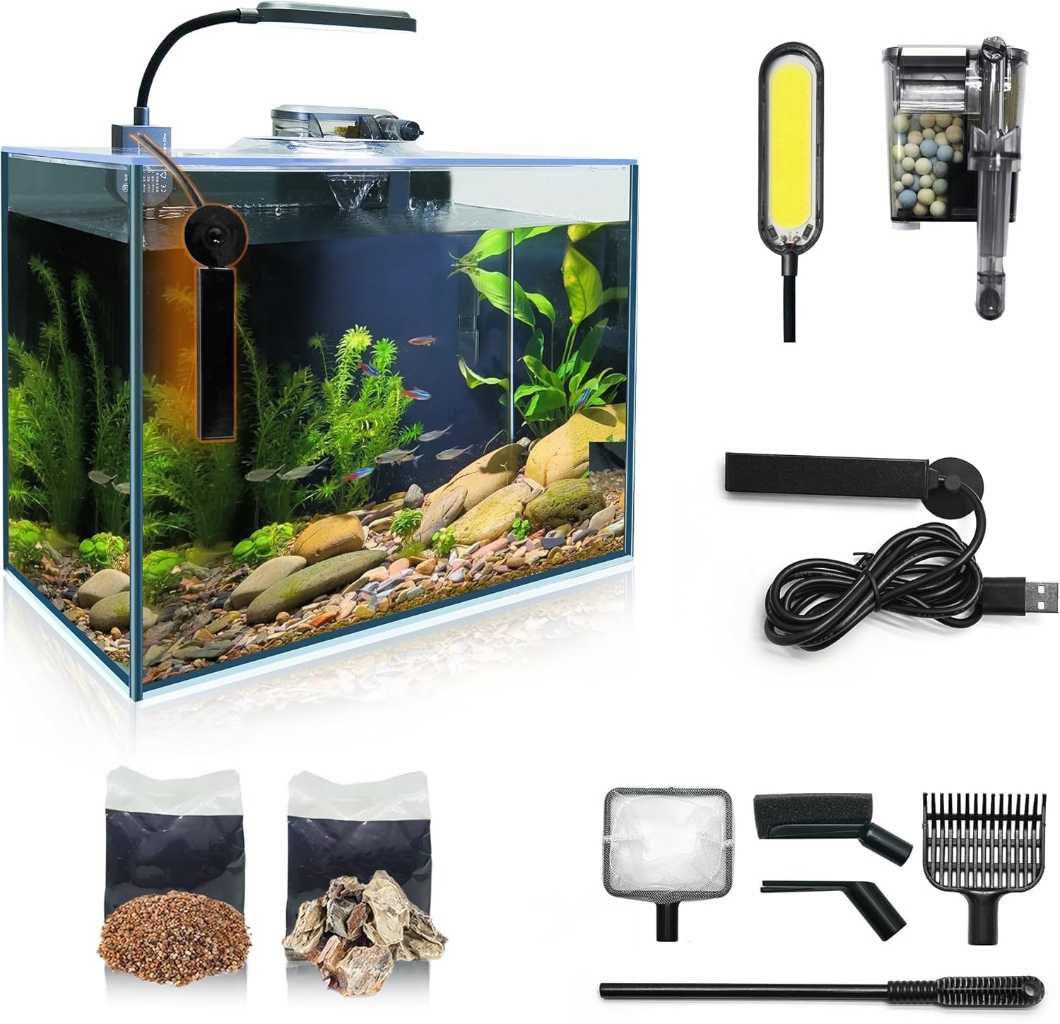 Efficient Self-Cleaning Betta Tank Kit