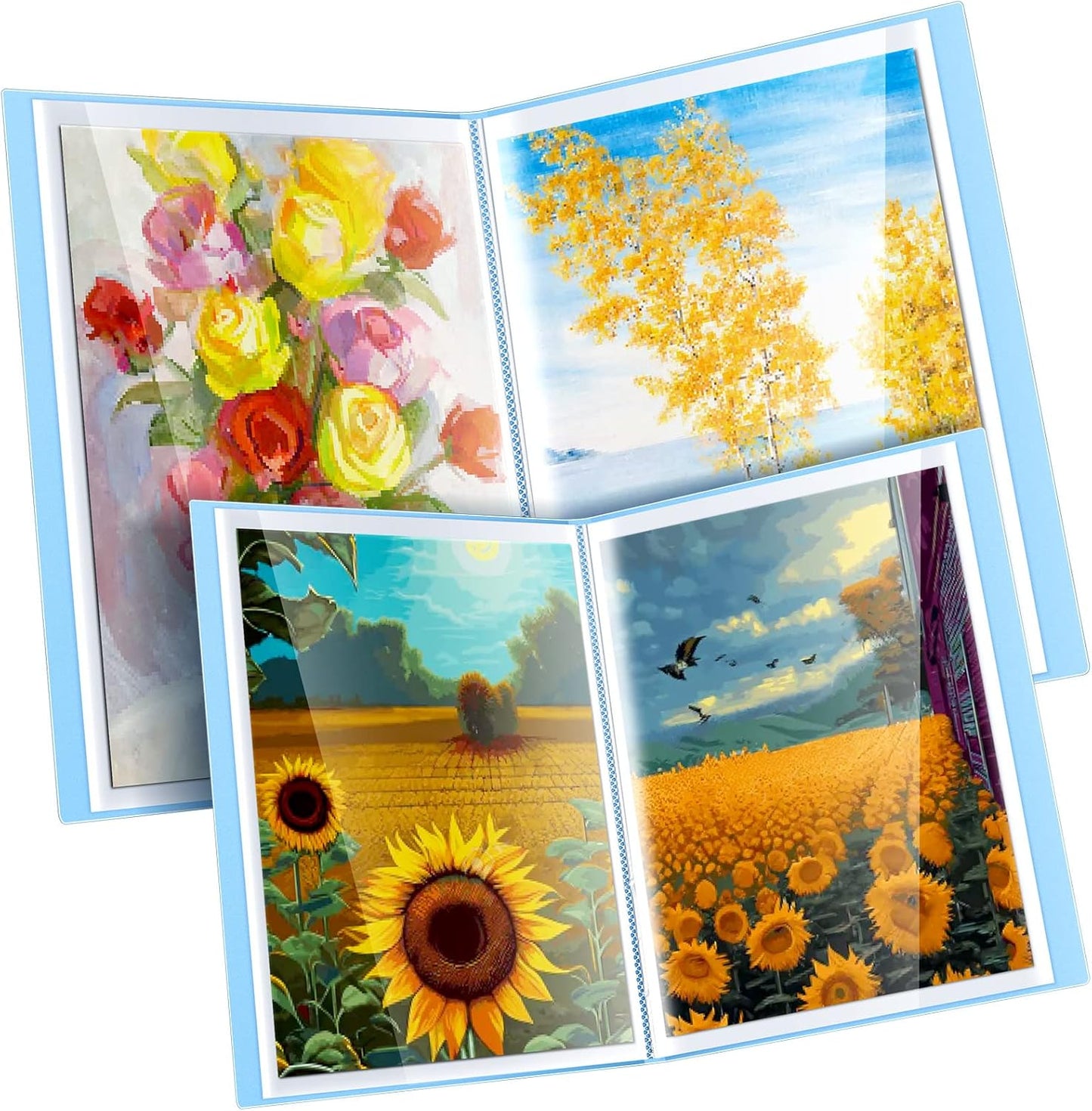 60 Pages Diamond Painting Storage Book for A2 and A3 Sizes
