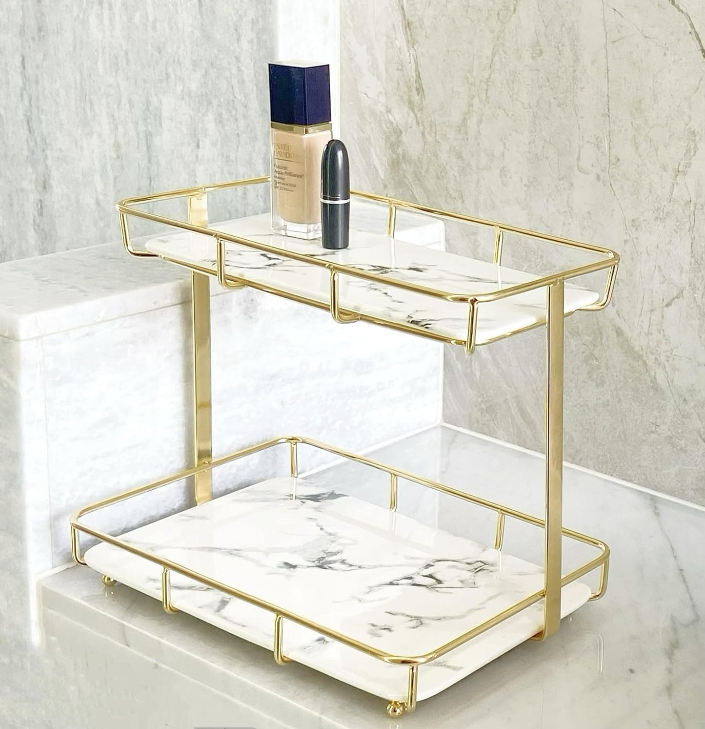 Bathroom Organizer Countertop Perfume and Makeup Storage Rack