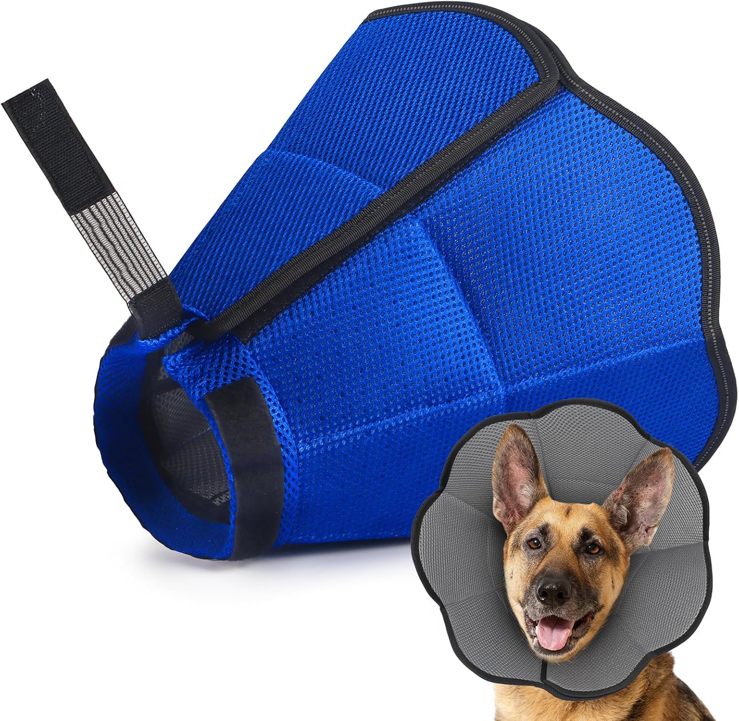 Extra Large Dog Cone Collar Alternative for Healing Recovery