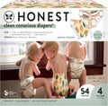 Clean Conscious Diapers Size 4 - Plant-Based, Fall '24 Prints