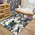 Gamer Rug for Boys Room 3x5 ft - Soft Gaming Carpet for Bedroom