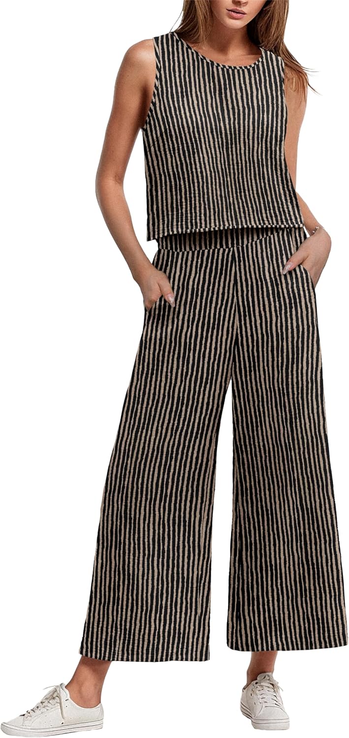 IWOLLENCE Women's Summer 2 Piece Outfit Set for Stylish Comfort