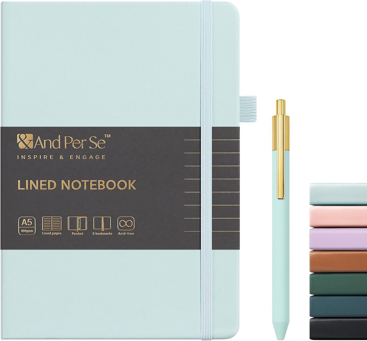 Premium Leather Journal Set with Pen - Elegant Writing Essential