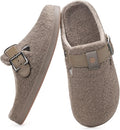 Hsyooes Fuzzy Slippers with Orthotic Arch Support - Warm, Adjustable