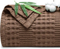 PHF Cooling Waffle Blanket King Size - Lightweight, Breathable Comfort