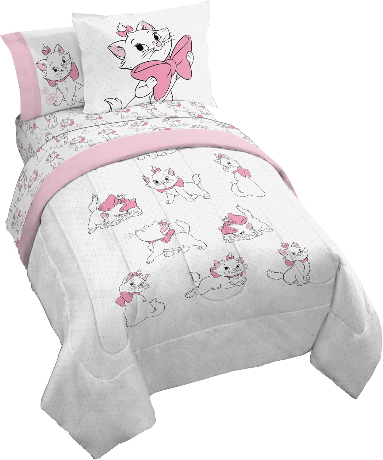 Aristocats Kids Comforter Set with Sheets and Pillow Covers