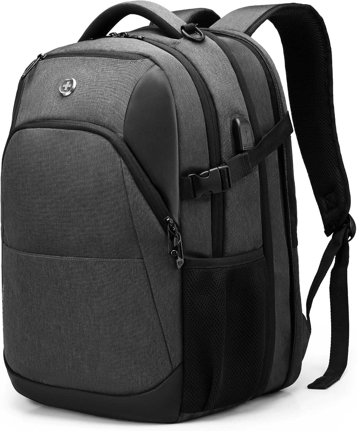 Swissdigital Travel Laptop Backpack with USB Charging Port