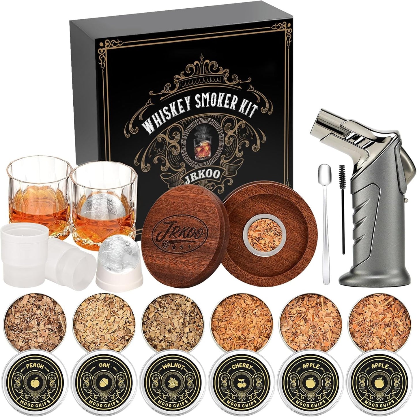 Whiskey Smoker Kit with Torch - Perfect for Cocktail Lovers