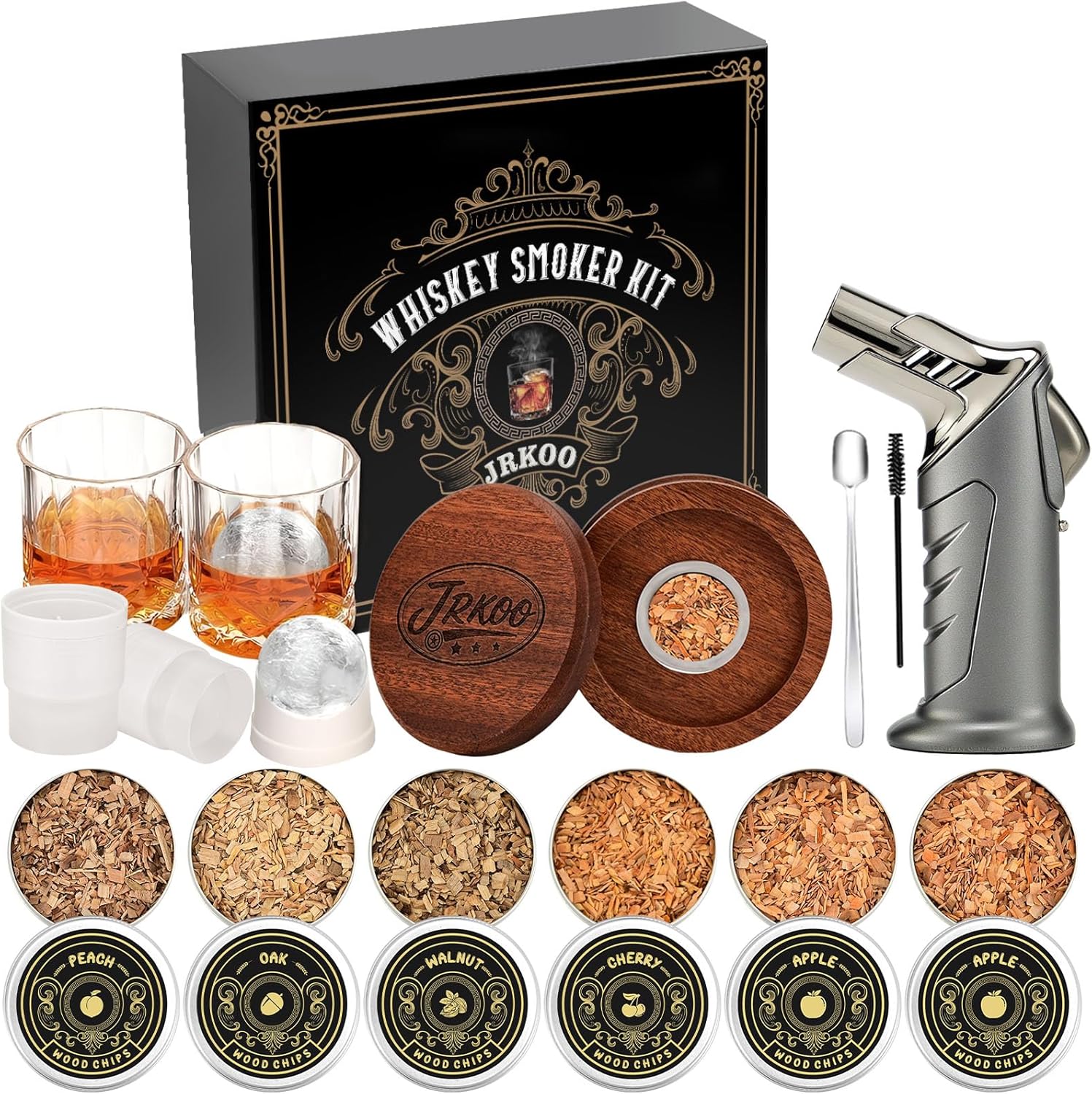 Whiskey Smoker Kit with Torch - Perfect for Cocktail Lovers