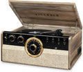 Victrola The Empire Mid-Century 6-in-1 Turntable & Multimedia Center