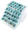 Frebeauty 5-Drawer Acrylic Jewelry Organizer Box for Stylish Storage