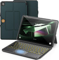 INFILAND Keyboard Case for Samsung Galaxy Tab A9+ 11in - Backlit