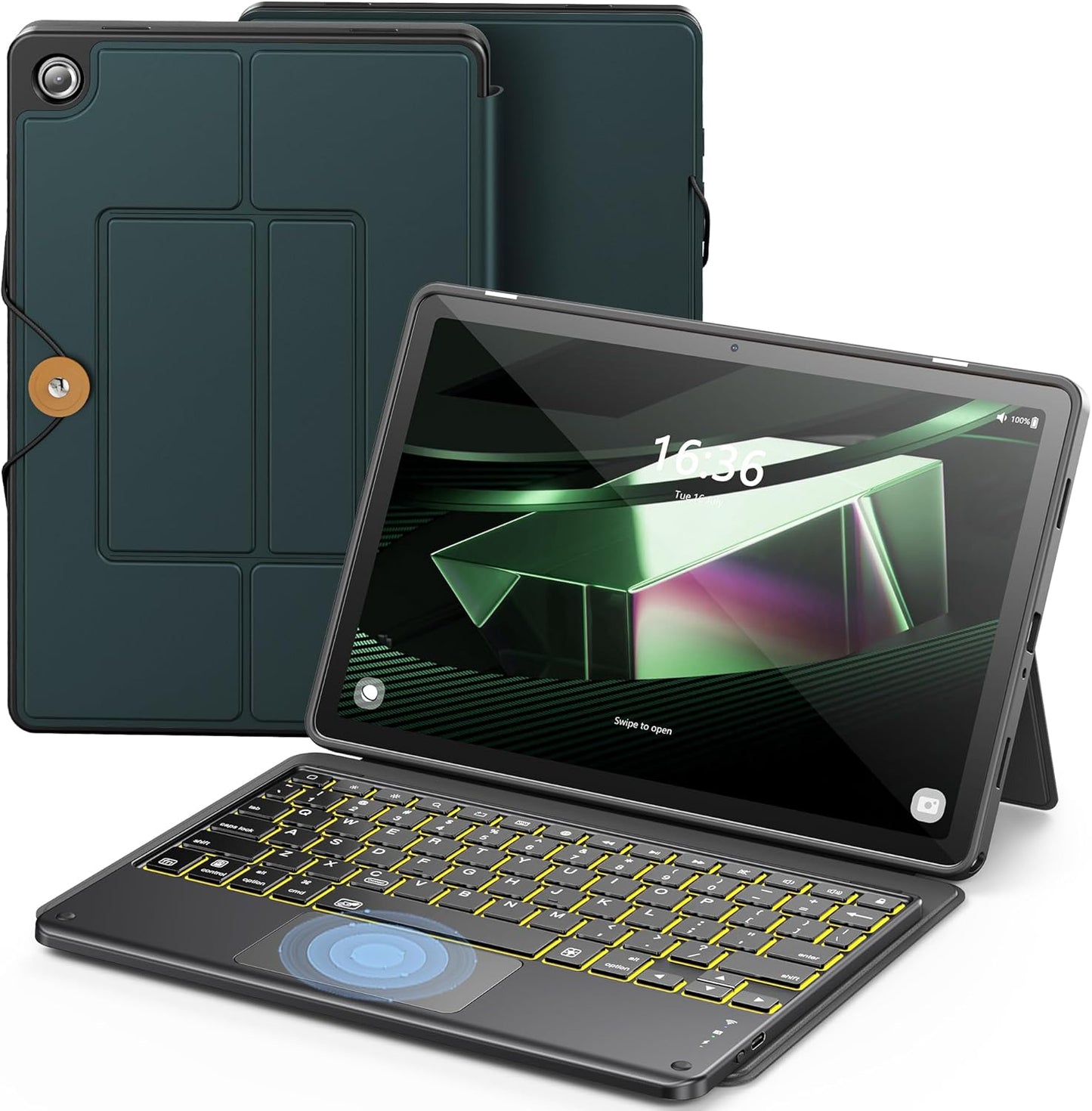 INFILAND Keyboard Case for Samsung Galaxy Tab A9 Plus 11 in