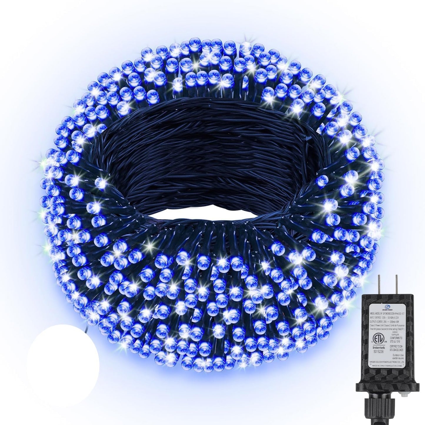 264FT 800 LED Christmas Lights with Timer for Holiday Decor