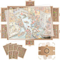 1500 Pieces Rotating Puzzle Board with 6 Drawers - Portable Puzzle