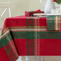 Holiday Legacy Yarn Dyed Jacquard Tablecloth 60ft x 104ft - Elegant