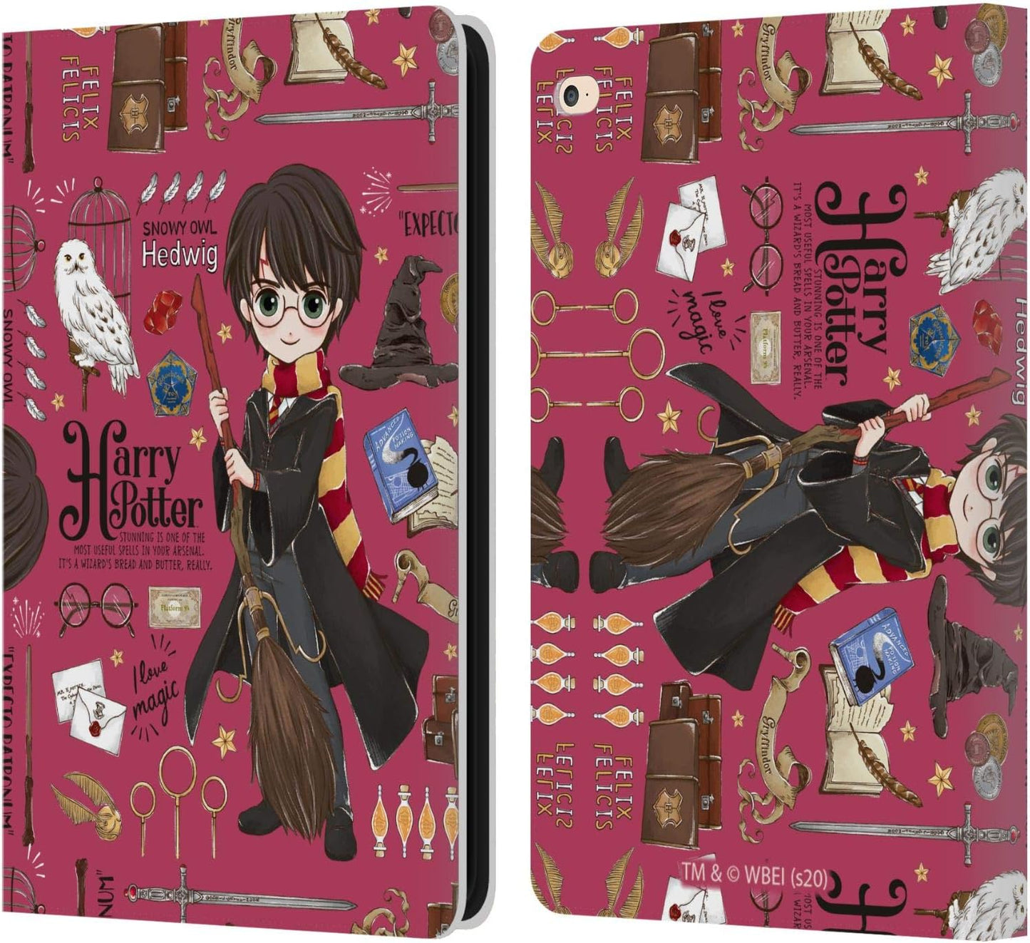 Harry Potter Leather Wallet Case for iPad Air 2 with Style
