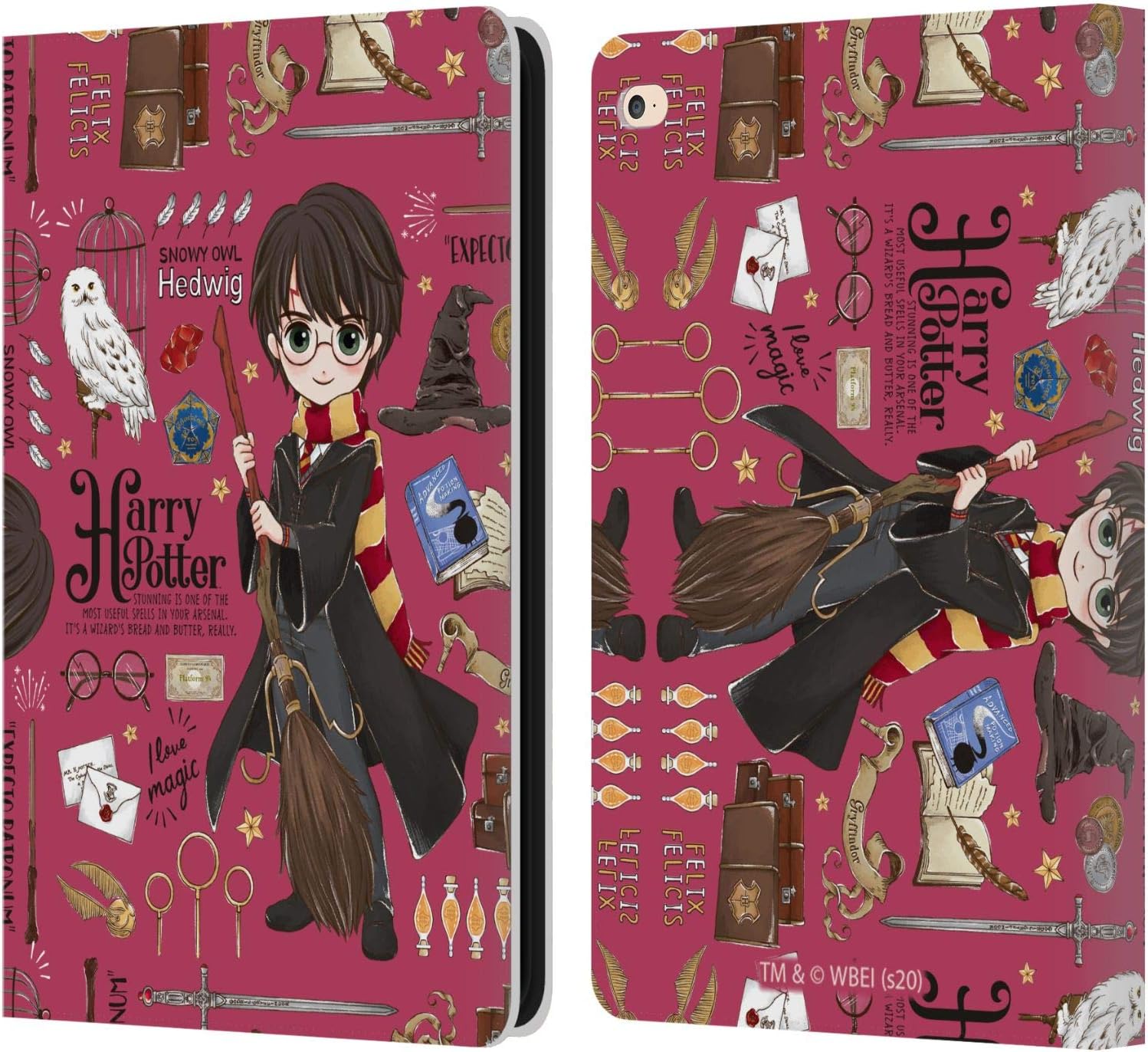 Harry Potter Leather Wallet Case for iPad Air 2 with Style