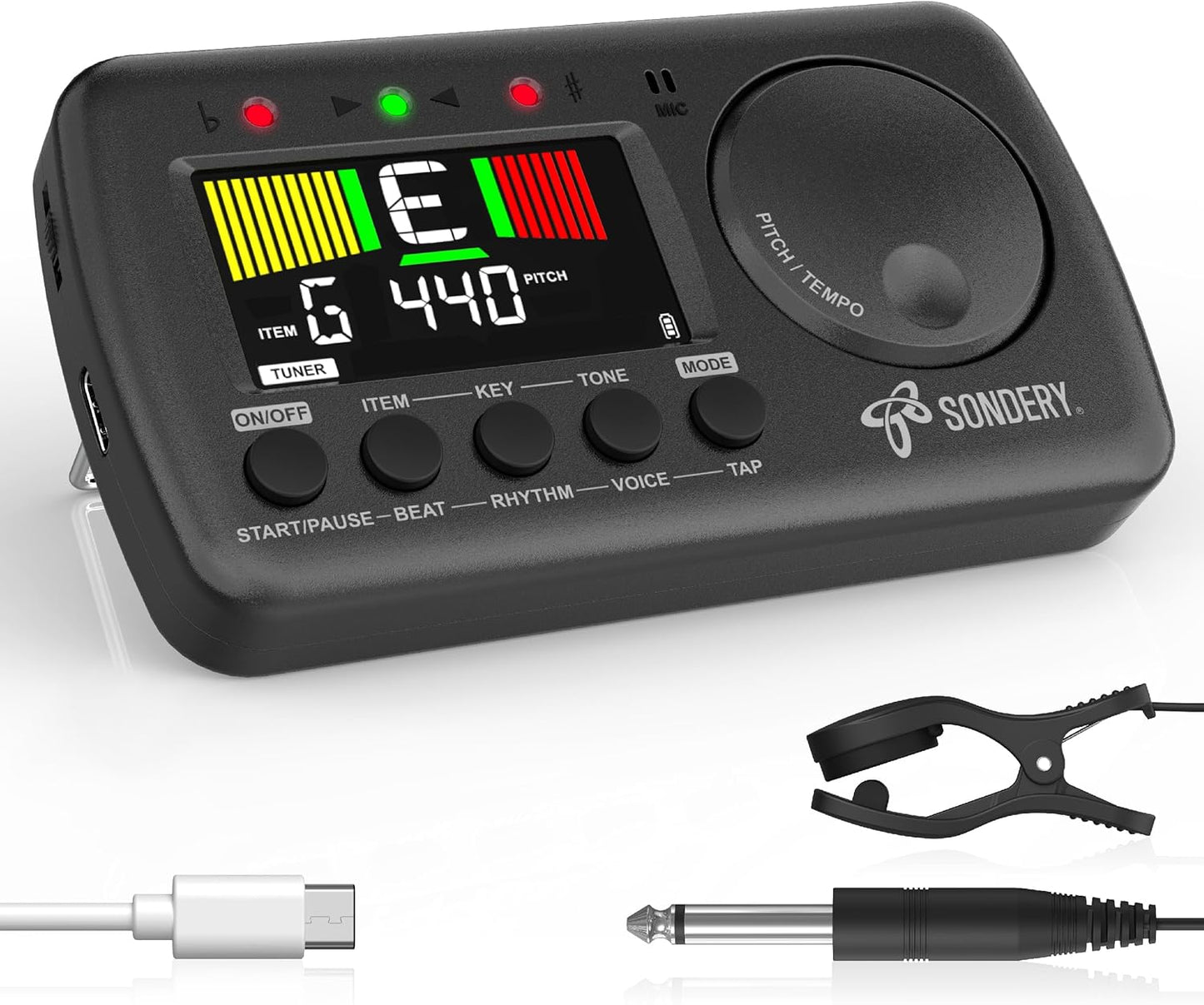 3-in-1 Sondery Metronome Tuner - Precision in a Flash