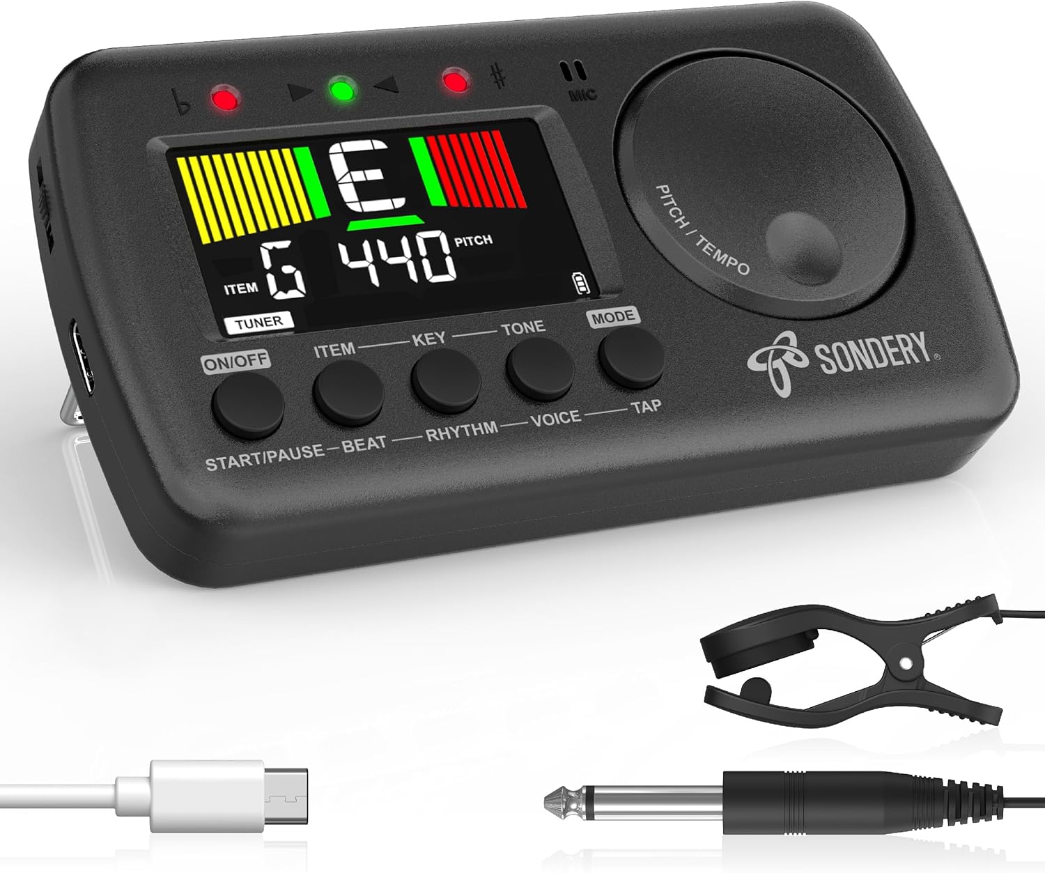 3-in-1 Sondery Metronome Tuner - Precision in a Flash