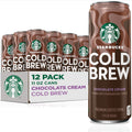 Starbucks Cold Brew Coffee Chocolate Cream 12-Pack - Smooth Iced Brew