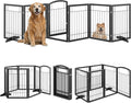 Vantas Folding Pet Gate 144in Wide for Safety and Convenience