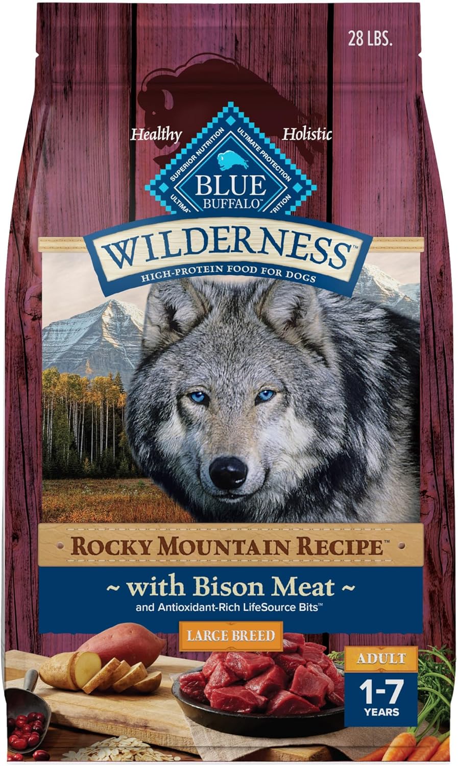 Blue Buffalo Wilderness Rocky Mountain Bison Dry Dog Food Review