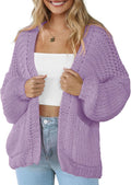 Women's Cardigan Soft Pocketed Long Sleeves - Lightweight Cozy Fit