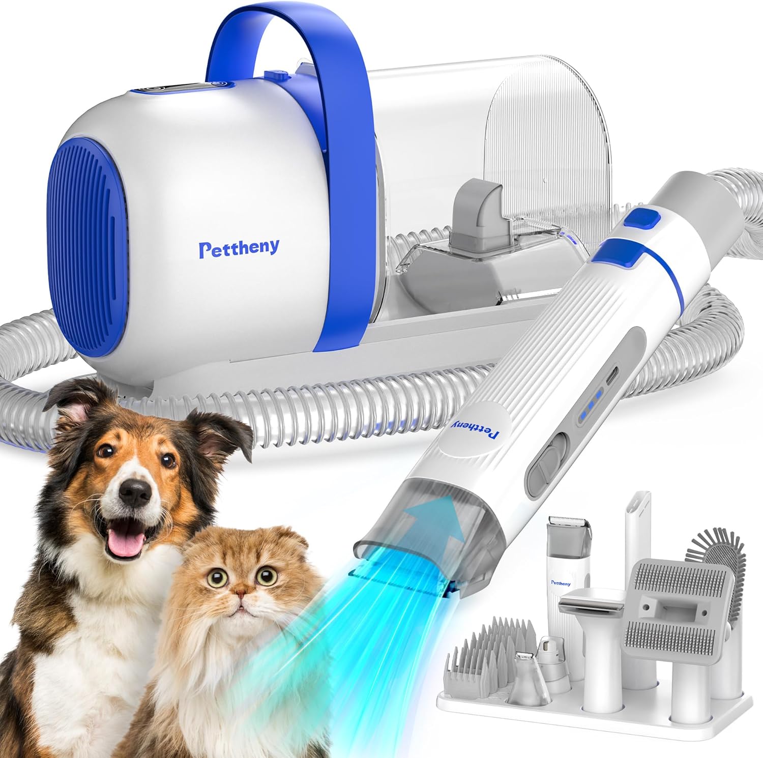 Pettheny Dog Grooming Vacuum Kit: Shedding Solutions