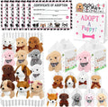 Adopt A Puppy Party Favors 38 Pc Set - Cute Mini Plush Favors