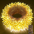 KNONEW 403ft 1000 LED Christmas String Lights - Super Long Warm White