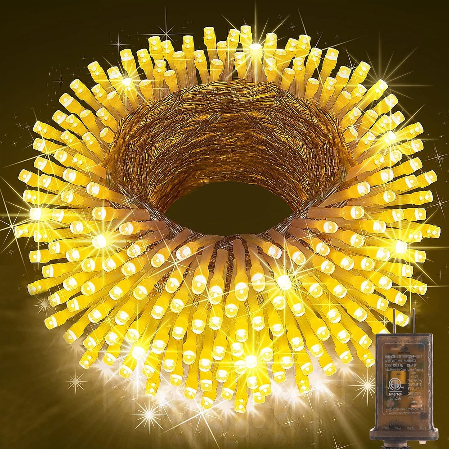 KNONEW 403ft 1000 LED Christmas String Lights for Holiday Decor
