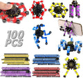 100PCS Fidget Toys Bulk Transformable Fidget Spinner Party Gifts